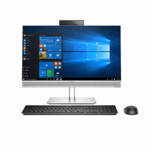 HP All-in-One Desktop PC EliteOne 800 G4 AIO With 24-Inch Full HD Display,Intel Core i5 Processor/8th Gen/8GB RAM/256GB SSD With Flip Camera English Silver-Renewed